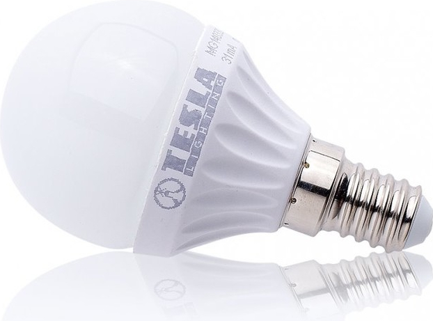 Tesla LED žiarovka mini BULB/ E14/ 3W/ 230V/ 250lm/ 3000K/ teplá biela