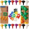 Masterkidz Farebné Jumbo Doodles pre STEM dosky 64 ks. - 8 farieb