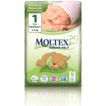 Moltex nature no. 1 Newborn 2-4 kg 23 ks