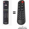 Senior Panasonic 30100898 náhradný diaľkový ovládač pre seniorov