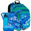 BAGMASTER Školský batoh ALFA 21 B (5-dielny set) (Obsahuje: batoh, peračník, sáčok na prezúvky, fľaša, desiatová krabička)