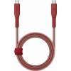 Energea USB kabel USB-C - USB-C 1,5 m červený