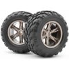 Warrior Monster Truck: Blackzon nalepené gumy (šedé)
