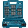 MAKITA E-11689 - Sada vrtákov, bitov a ručného náradia v kufríku 256 ks