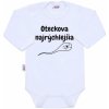 Body s potlačou New Baby Oteckova najrýchlejšia, veľ. 86 (12-18m)