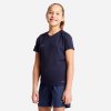 KIPSTA Dievčenský futbalový dres Viralto modrý 113-122 cm
