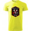 Padesátiletý poklad z původních dílů 1976 - Klasické pánske tričko vyššej gramáže - S ( Neonová žltá )