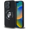 Karl Lagerfeld KLHMP16XSCMKCRHK iPhone 16 Pro Max čierny tvrdý kryt MagSafe Silikón KC Heads Ring (KLHMP16XSCMKCRHK)