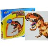 shumee Veľká mozaika s farebnými špendlíkmi s dinosaurami