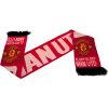 MANCHESTER UNITED FC Šál Manchester United FC, červená, 132x19 cm
