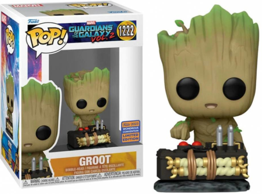 Funko Pop! Marvel Guardians of the Galaxy Groot 2023 Wondrous Convention Limited Edition