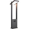 TRIO 553769142 MALAWI solárne stojanové svietidlo/stĺpik so senzorom V610mm SMD LED 5W/700lm 2300-4000K IP65 antracit, nabíjateľná batéria, hybrid