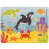 Bigjigs puzzle Morský svet 9 ks
