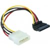 Delock Molex - SATA, 0,15 m, vícebarevný (60101)