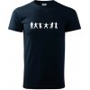 Karate postavy - Tričko extra veľké (5-8XL) - 5XL ( Tmavomodrá (veľmi tmavá - skoro čierna) )