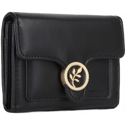 Miss Lulu dámska dizajnová peňaženka LP2336 čierna