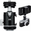 JJC kulová hlava 3D hliníková 3x ISO 2x závit 1/4 pro fotoaparát, videokameru, telefon / BH-SM1
