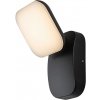 RABALUX Vonkajšia nástenná LED lampa s pohybovým a svetelným senzorom Odiel – čierna, IP44