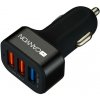 Canyon CNE-CCA07B, univerzálna autonabíjačka, 2x USB, + 1 x Qualcomm 3.0 CNE-CCA07B