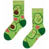 Good Mood Detské veselé ponožky Avokádová láska
