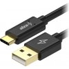 AlzaPower APW-CBTC2220B Core Charge USB-A to USB-C 2.0, 2m, černý