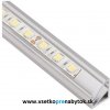 LED profil StarLine Micro - rohový 30/60°, 3 m (dĺžka 3 m - hliník elox)