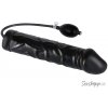 Nafukovací latexové dildo Black Giant Latex Balloon
