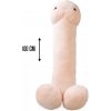 Veľký plyšový penis vankúš, 100 x 46 cm