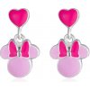 Disney detské náušnice MINI Minnie strieborné ES00111SL.CS