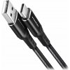 Axagon BUCM-AM10ABUSB-C USB-A, USB 2.0, 3A, ALU, oplet, 1m, černý
