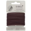 SIBEL gumičky do vlasov hrubé 12 ks čierne
