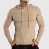 Pánske tričko s dlhým rukávom Iron Aesthetics Stringer, khaki, Veľkosť XL, Farba Zelená