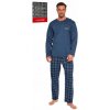 Pánske pyžamo dlhé Mountain Explorer L Modrá Dlhé