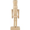 Ib Laursen Drevená soška Nutcracker Square Feet Natural 31 cm