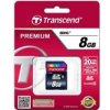 Transcend Ultimate - Pamě?ová karta flash - 8 GB - Class 10 - 200x - SDHC TS8GSDHC10
