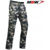 MBW CAMO PANTS - pánské maskáčové khaki textilní moto kalhoty - 60 - doprava zdarma