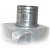 Ventilátor GFK 125 krbový s klapkou (VENTS)