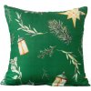 Textilomanie Obliečka na vankúš z mikrovlákna GREEN CHRISTMAS 45x45 cm, zelený