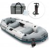 Intex Nafukovací čln Mariner 3 pre 3 osoby + veslá, pumpa, držiaky prútov a motora - INTEX 68373