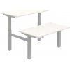 OFFICE PRO s.r.o. HOBIS párový výškovo nastaviteľný stôl MOTION DUAL MSD 2 1400, stand.ovládanie, biela