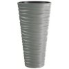 PROSPERPLAST Plastový kvetináč SAND SLIM 29,6 cm sivá