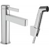 Hansgrohe Finoris - Umývadlová batéria s výpusťou Push-Open a bidetovou spŕškou, EcoSmart, chróm 76210000