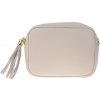 NovaKabelka.sk Bala Beige kožená talianska crossbody kabelka béžová