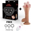 Cyber Silicock Strap-On Mr John - Pripínací Penis S Popruhom