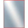 DANTIK - Zrkadlo v rámu, rozmer s rámom 60x80 cm z lišty Hliník červená (7001098)