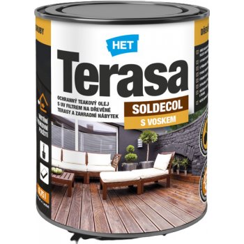 Soldecol Terasa Ochranný teakový olej s UV filtrom ST 0,75 l teak
