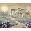 Zuty – Maľovanie podľa čísel – Biely dom a kvety (D. Rusty Rust), 40 × 50 cm, plátno 8596530179047