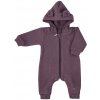 Dojčenský bavlnený overal s kapucňou a uškami Koala Pure purple, veľ. 80 (9-12m)