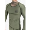 Ben Lee pánske funkčné tričko s dlhým rukávom Mossburn, olivové