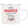 Divja Plechový hrnček pre skvelého programátora